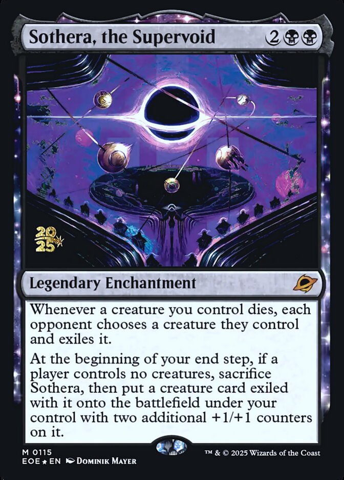 MTG Card Title: Sothera, the Supervoid PEOE/115s