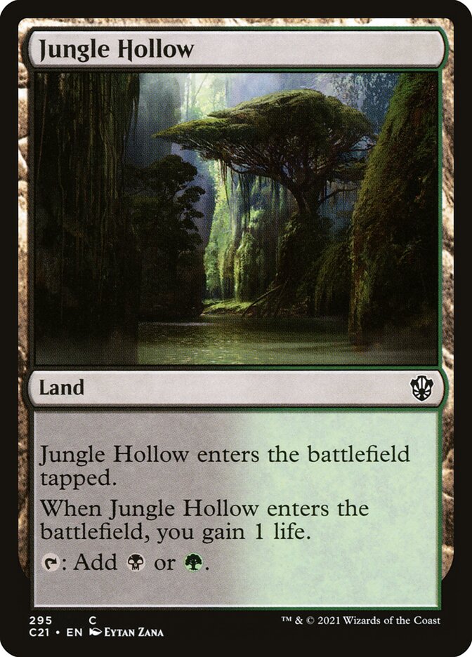 MTG Card Title: Jungle Hollow C21/295