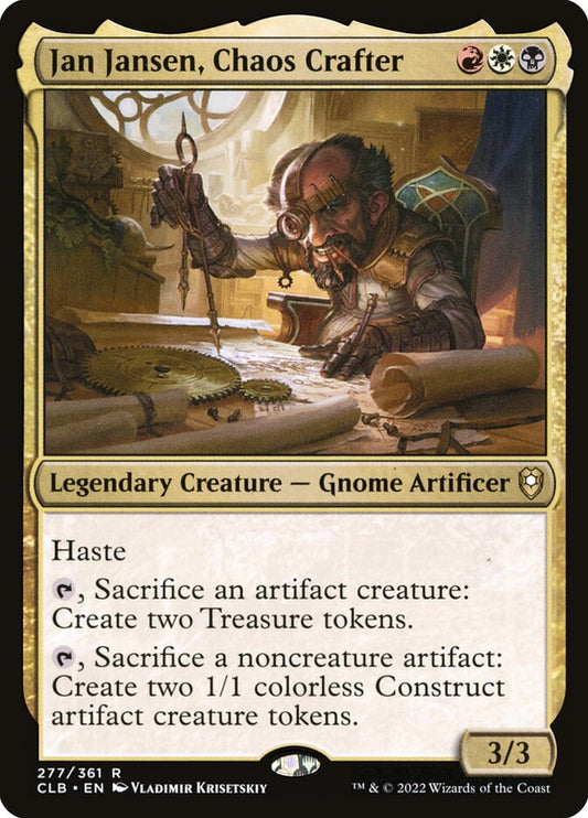 MTG Card Title: Jan Jansen, Chaos Crafter CLB/277