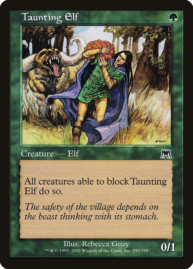 MTG Card Title: Taunting Elf ONS/290