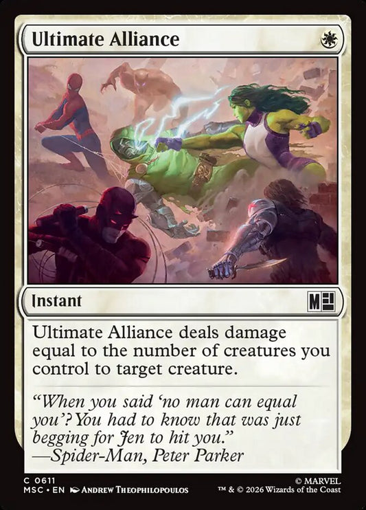 MTG Card Title: Ultimate Alliance MSC/611
