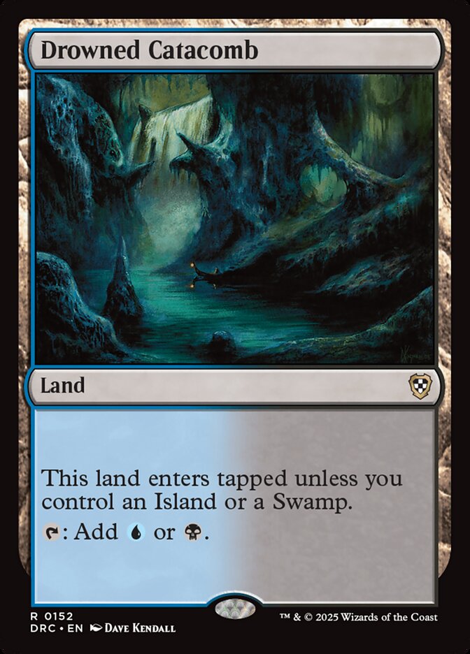 MTG Card Title: Drowned Catacomb DRC/152