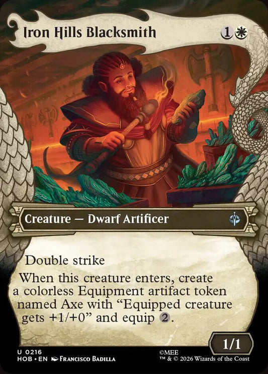 MTG Card Title: Iron Hills Blacksmith HOB/216