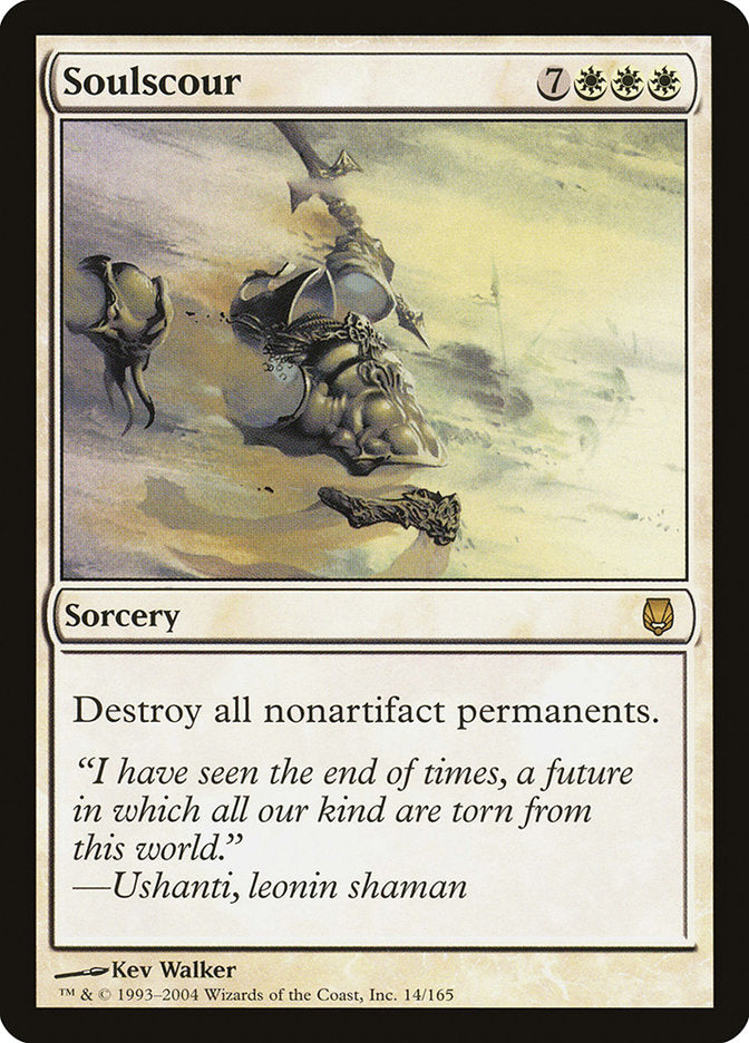 MTG Card Title: Soulscour DST/14