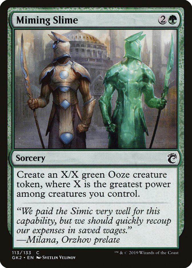 MTG Card Title: Miming Slime GK2/113