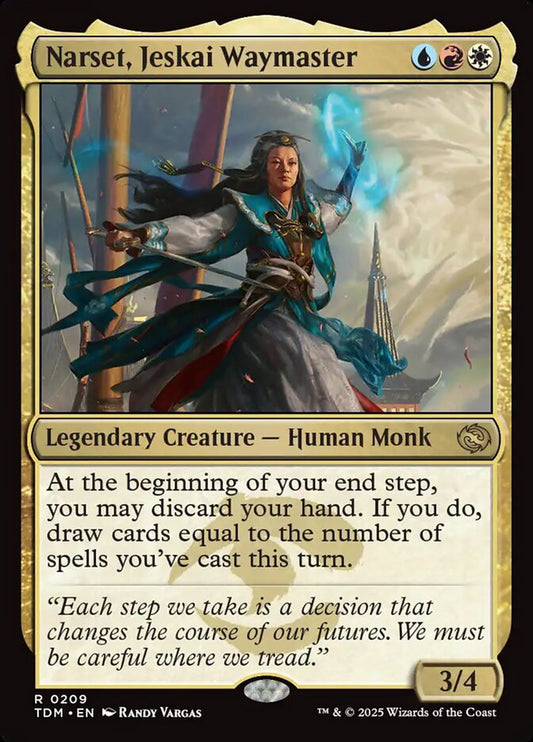 MTG Card Title: Narset, Jeskai Waymaster TDM/209