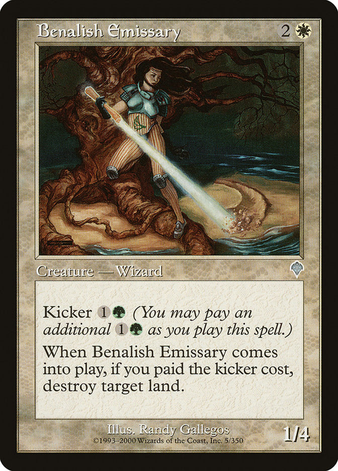 MTG Card Title: Benalish Emissary INV/5
