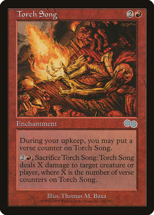 MTG Card Title: Torch Song USG/222