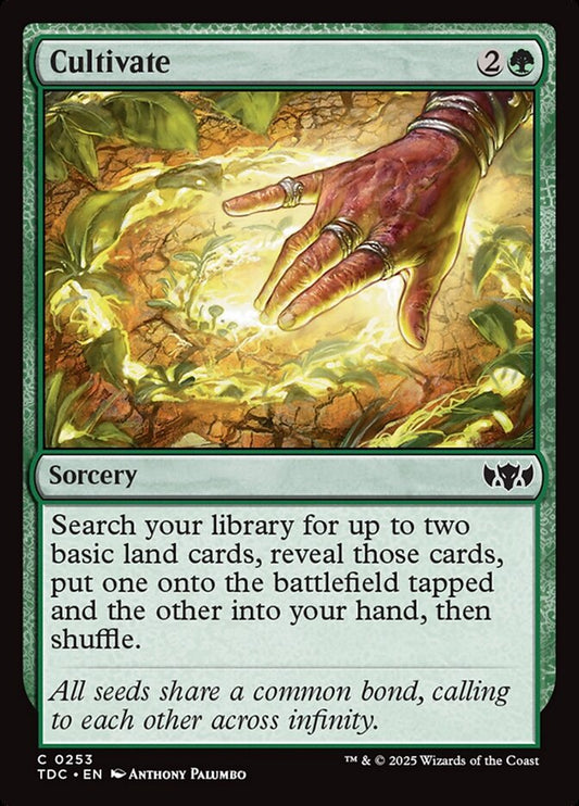 MTG Card Title: Cultivate TDC/253