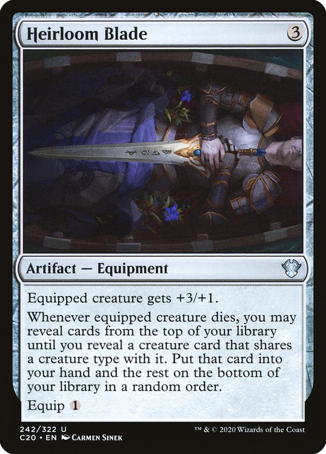 MTG Card Title: Heirloom Blade C20/242