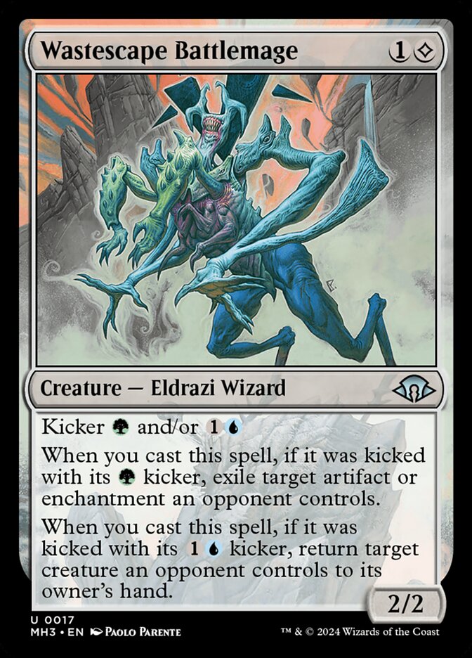 MTG Card Title: Wastescape Battlemage MH3/17