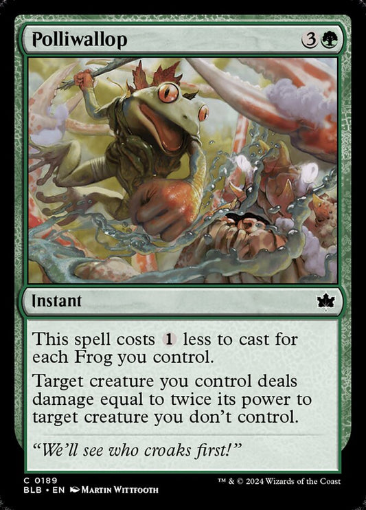 MTG Card Title: Polliwallop BLB/189