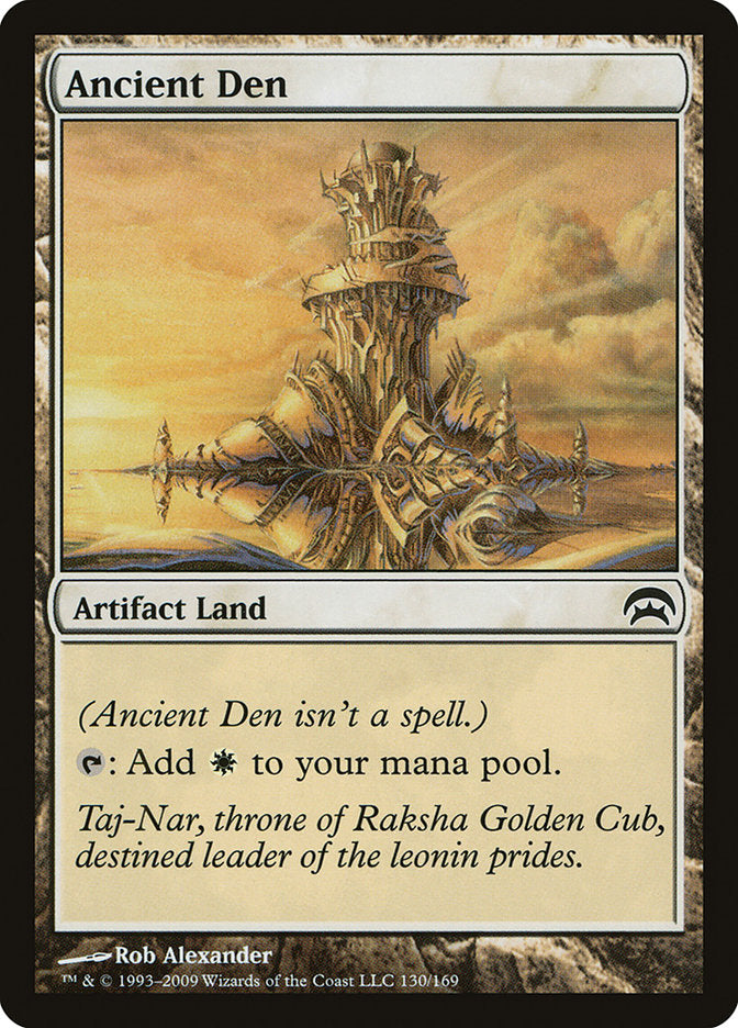 MTG Card Title: Ancient Den HOP/130