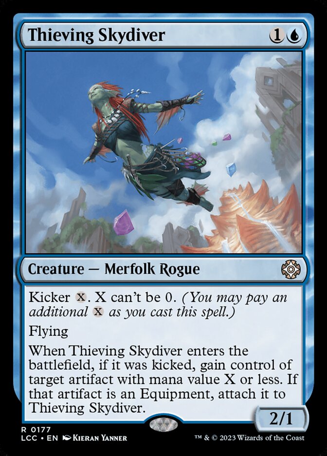 MTG Card Title: Thieving Skydiver LCC/177