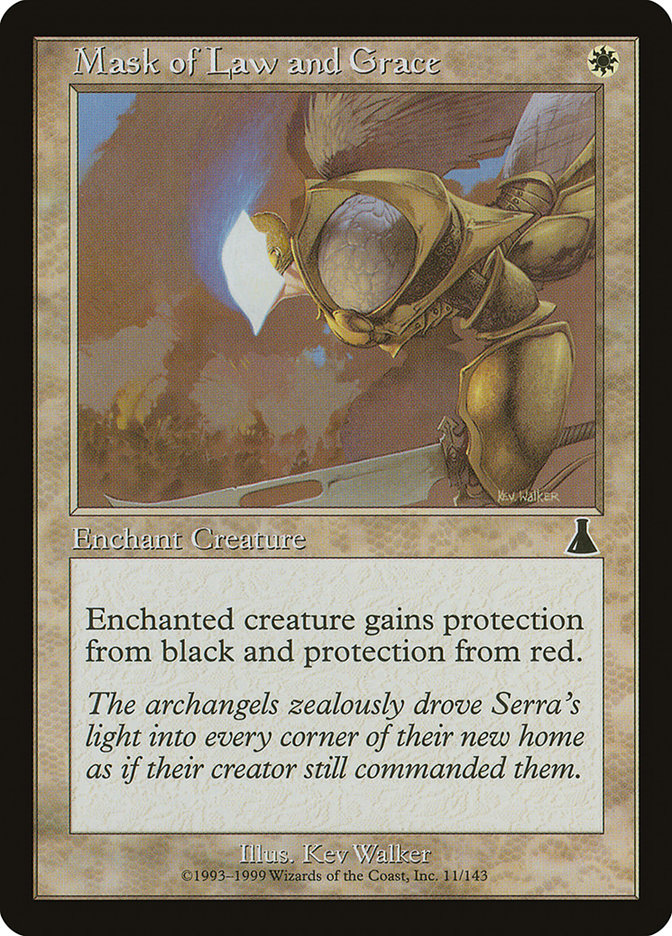 MTG Card Title: Mask of Law and Grace UDS/11