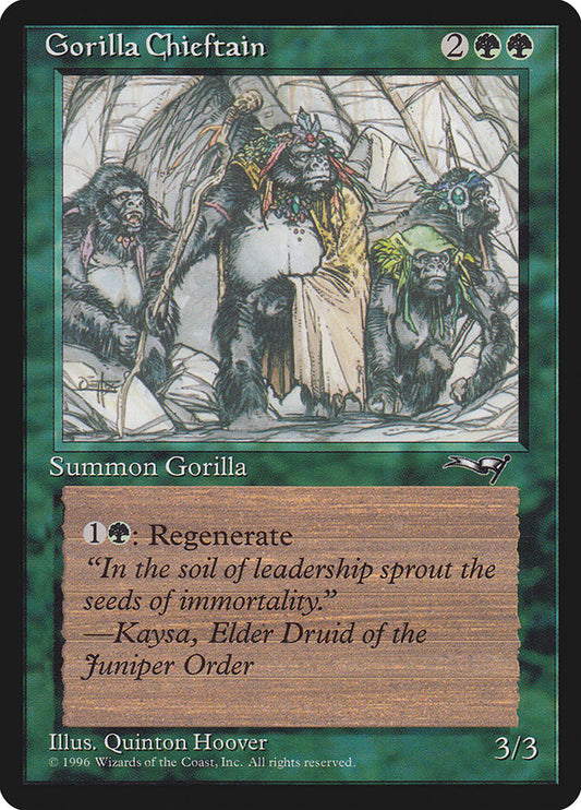 MTG Card Title: Gorilla Chieftain ALL/94b