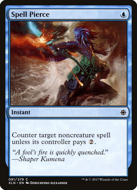 MTG Card Title: Spell Pierce XLN/81