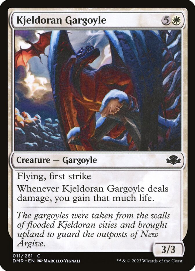 MTG Card Title: Kjeldoran Gargoyle DMR/11