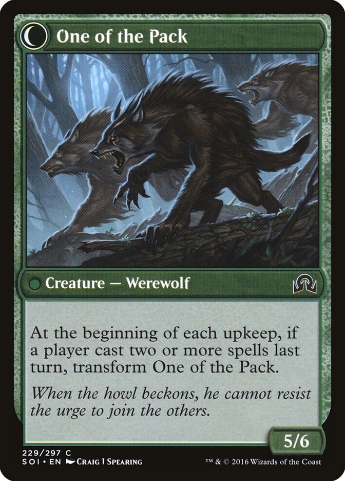 Solitary Hunter // One of the Pack SOI/229