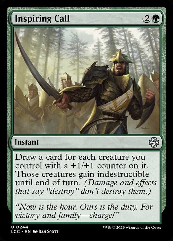 MTG Card Title: Inspiring Call LCC/244