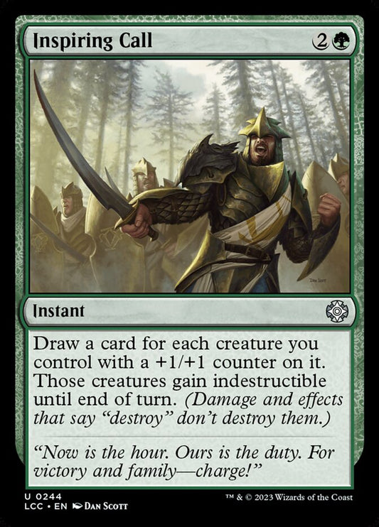 MTG Card Title: Inspiring Call LCC/244