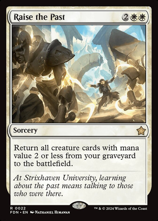 MTG Card Title: Raise the Past FDN/22