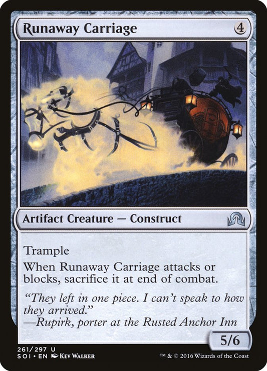 MTG Card Title: Runaway Carriage SOI/261