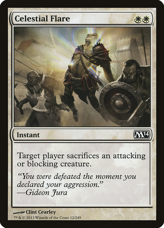 MTG Card Title: Celestial Flare M14/12