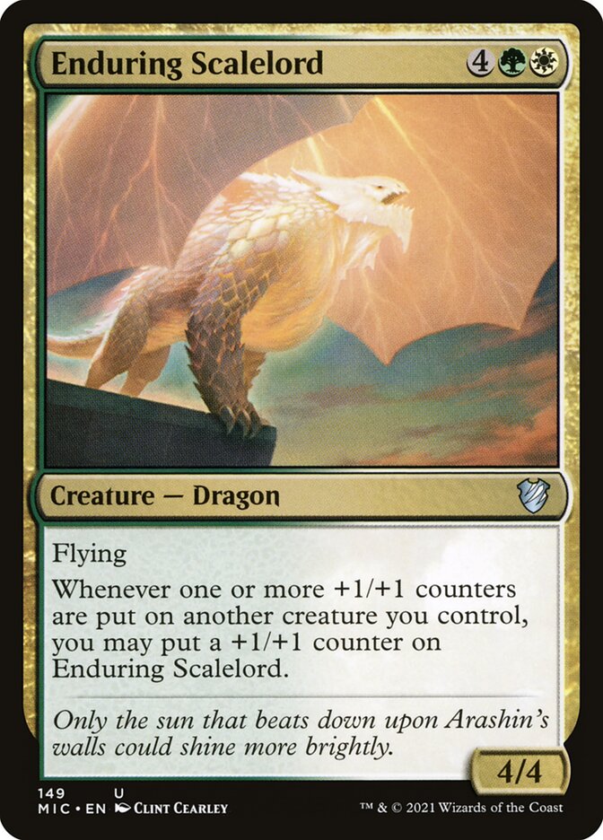 MTG Card Title: Enduring Scalelord MIC/149