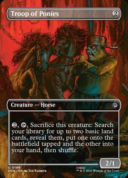 MTG Card Title: Troop of Ponies HOB/199