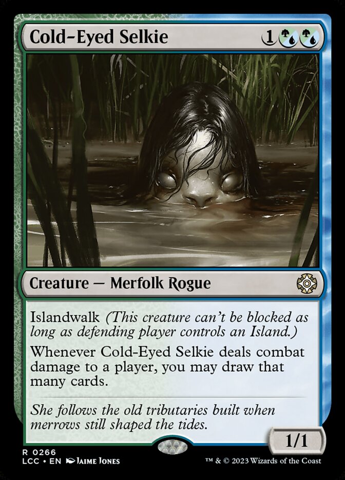 MTG Card Title: Cold-Eyed Selkie LCC/266