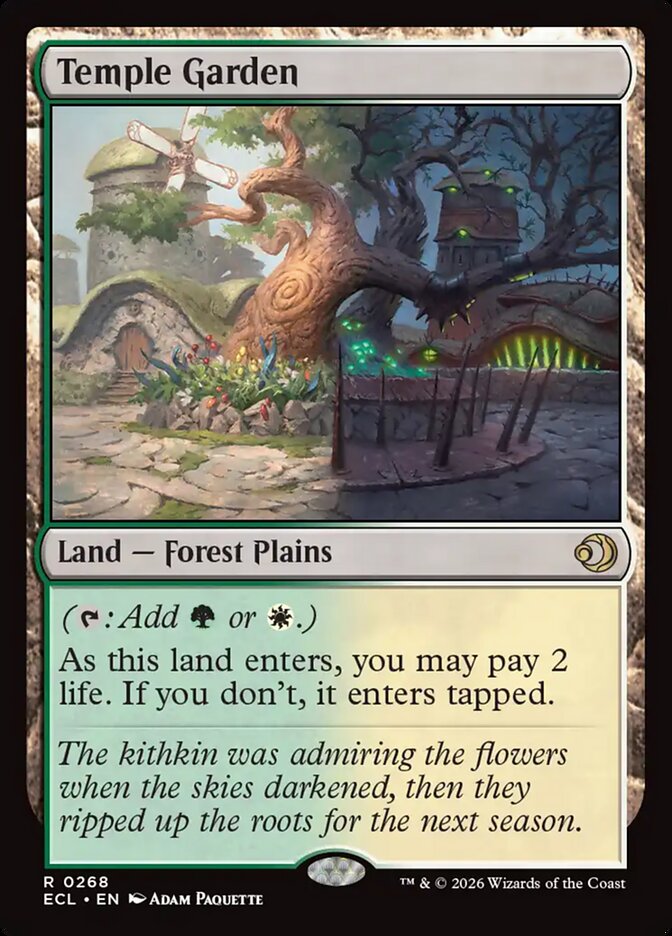 MTG Card Title: Temple Garden ECL/268