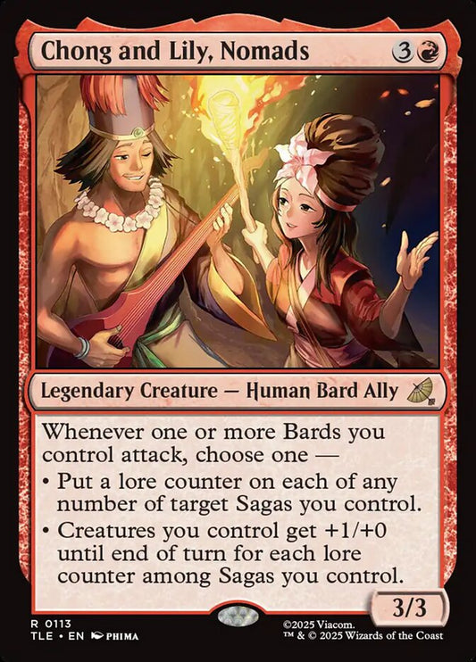MTG Card Title: Chong and Lily, Nomads TLE/113