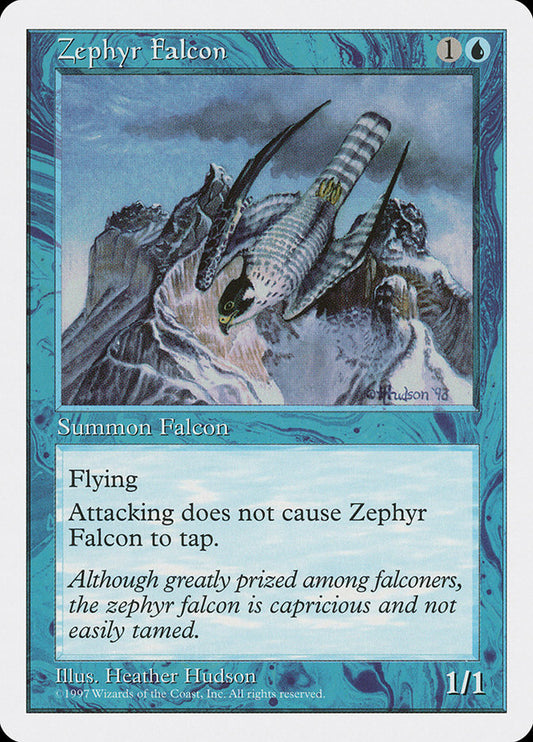 MTG Card Title: Zephyr Falcon 5ED/137