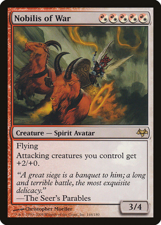 MTG Card Title: Nobilis of War EVE/144
