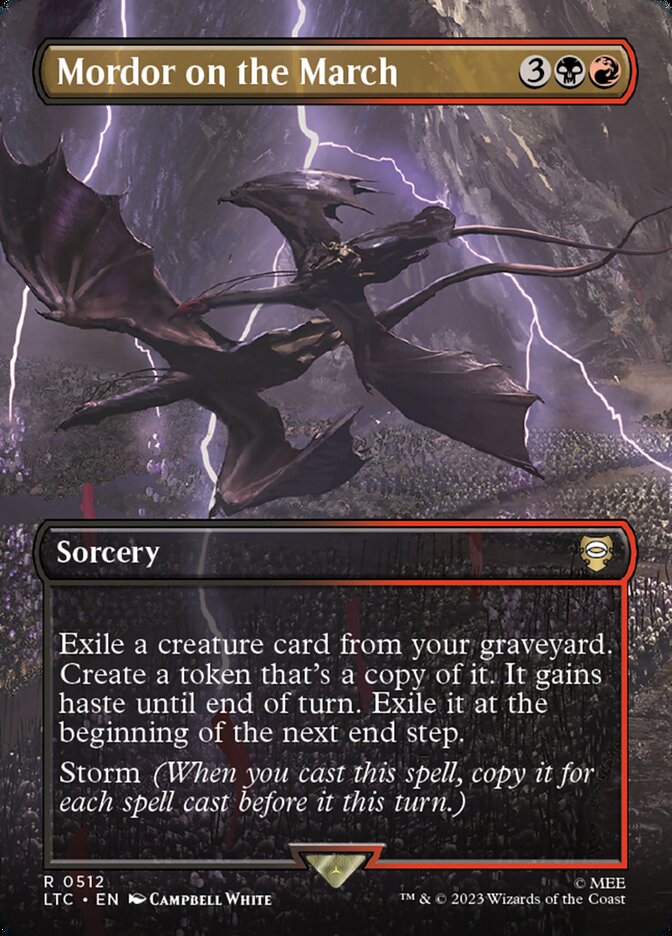 MTG Card Title: Mordor on the March LTC/512