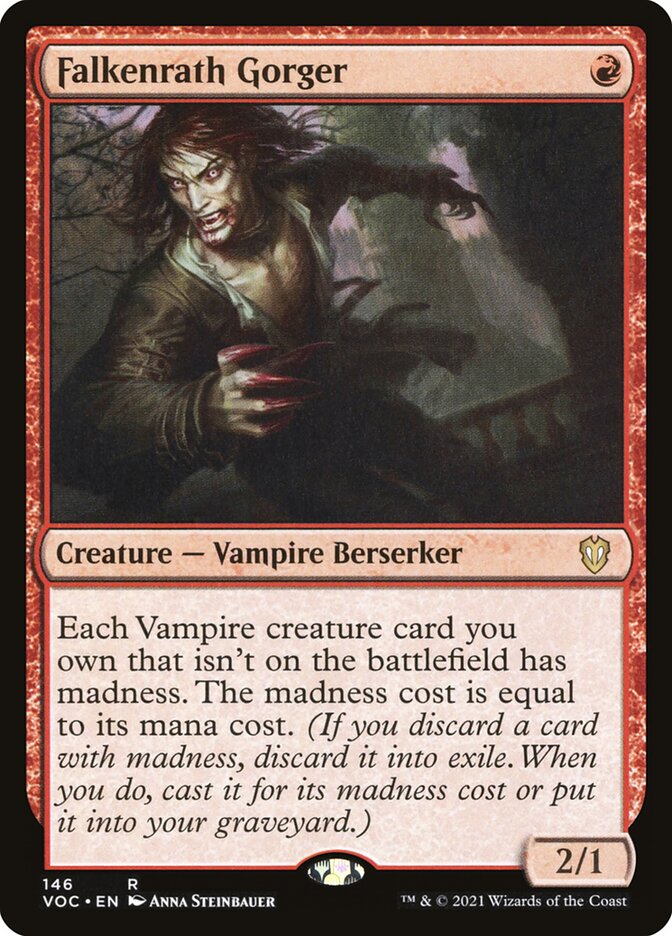 MTG Card Title: Falkenrath Gorger VOC/146