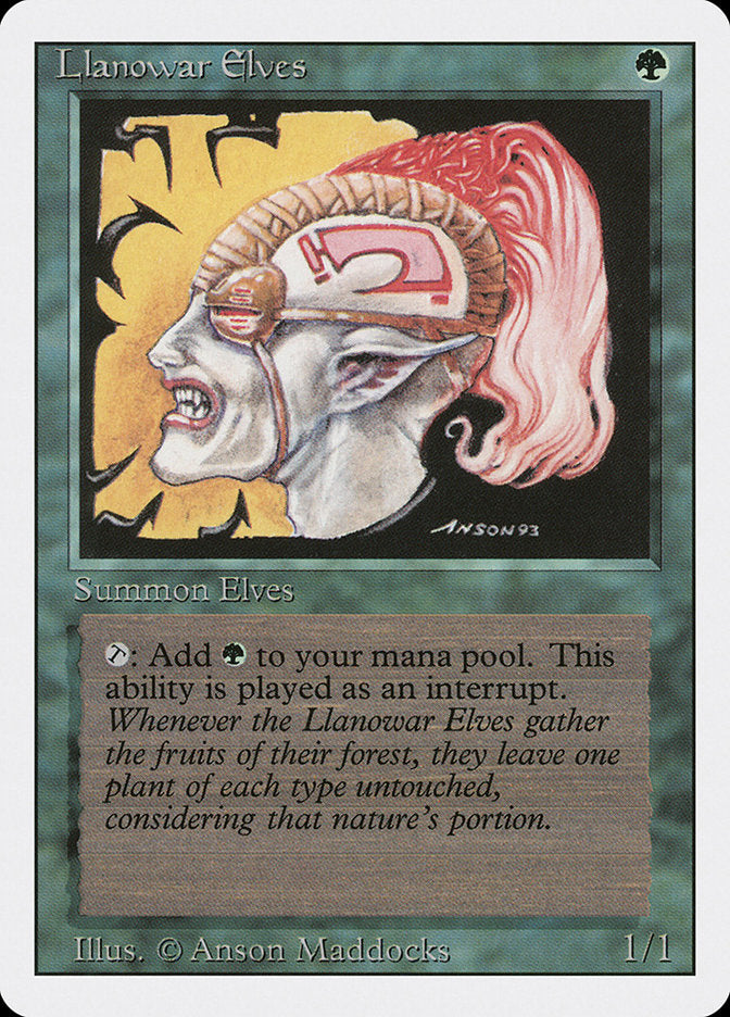 MTG Card Title: Llanowar Elves 3ED/211