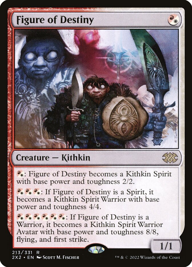 MTG Card Title: Figure of Destiny 2X2/213