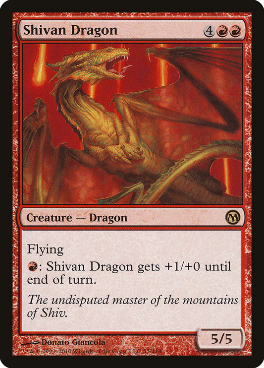 MTG Card Title: Shivan Dragon DPA/53