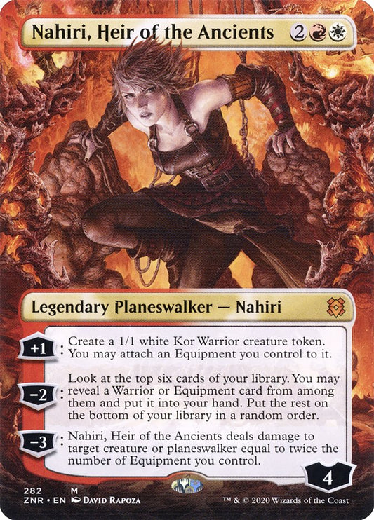 MTG Card Title: Nahiri, Heir of the Ancients ZNR/282