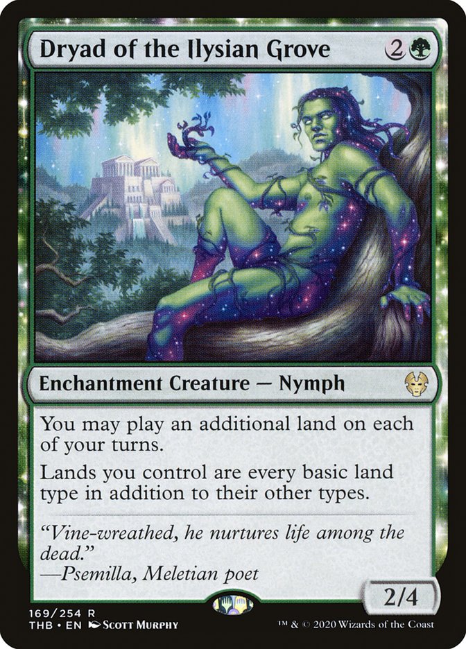 MTG Card Title: Dryad of the Ilysian Grove THB/169