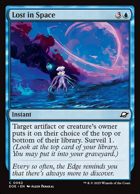 MTG Card Title: Lost in Space EOE/62