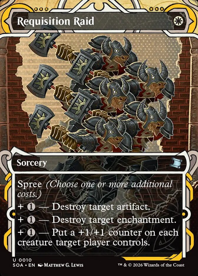 MTG Card Title: Requisition Raid SOA/10