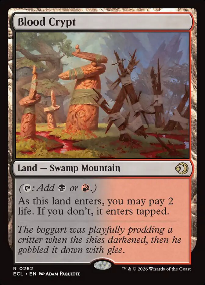 MTG Card Title: Blood Crypt ECL/262
