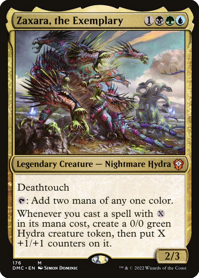 MTG Card Title: Zaxara, the Exemplary DMC/176