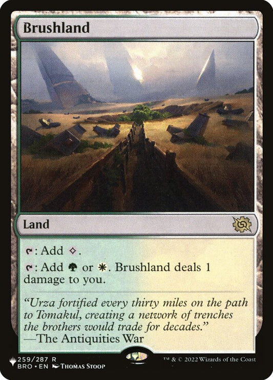 MTG Card Title: Brushland PLST/BRO-259