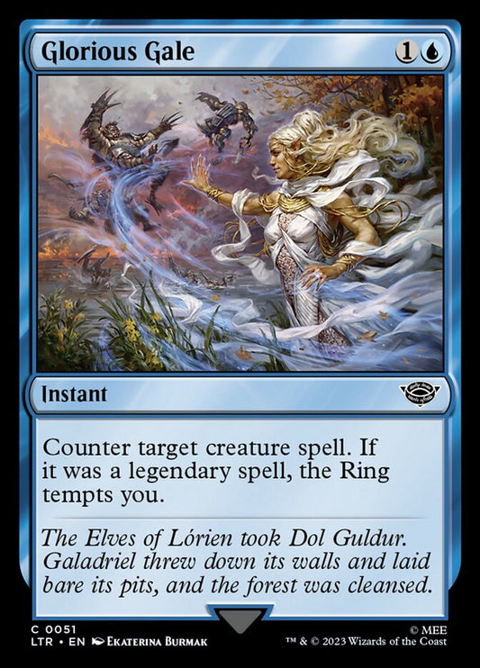 MTG Card Title: Glorious Gale LTR/51