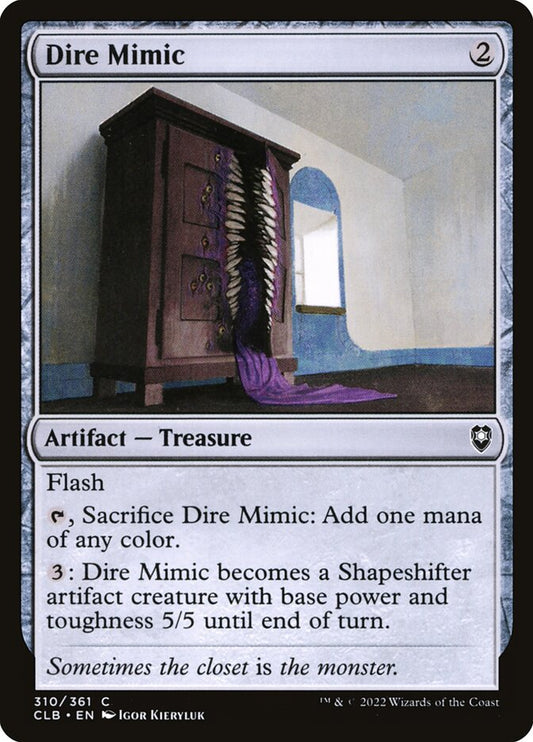MTG Card Title: Dire Mimic CLB/310