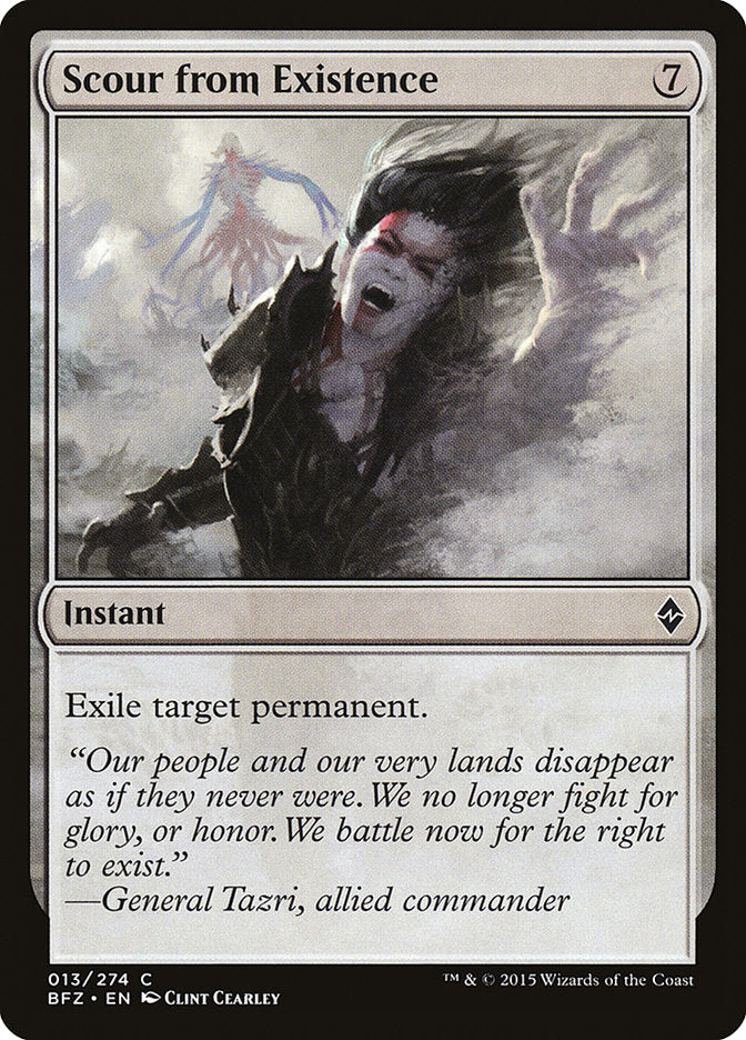 MTG Card Title: Scour from Existence BFZ/13